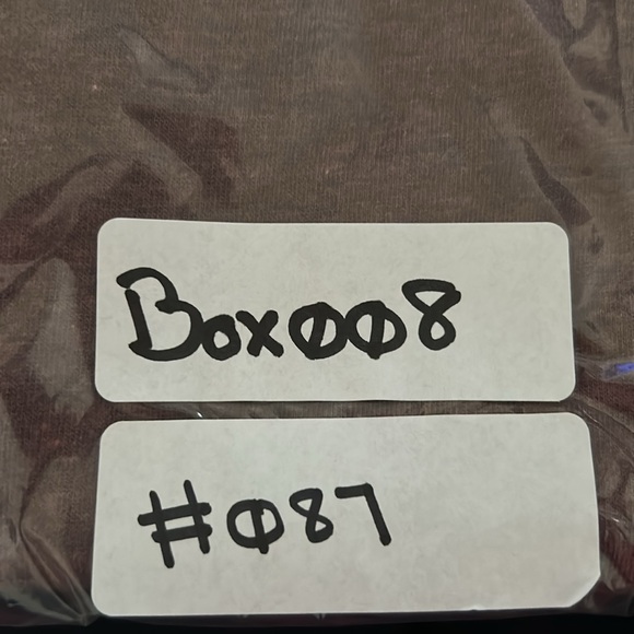 #087 L.A.T. Live and Tell Tee (4 - 26/28) Marled Maroon & Brown - Picture 7 of 7